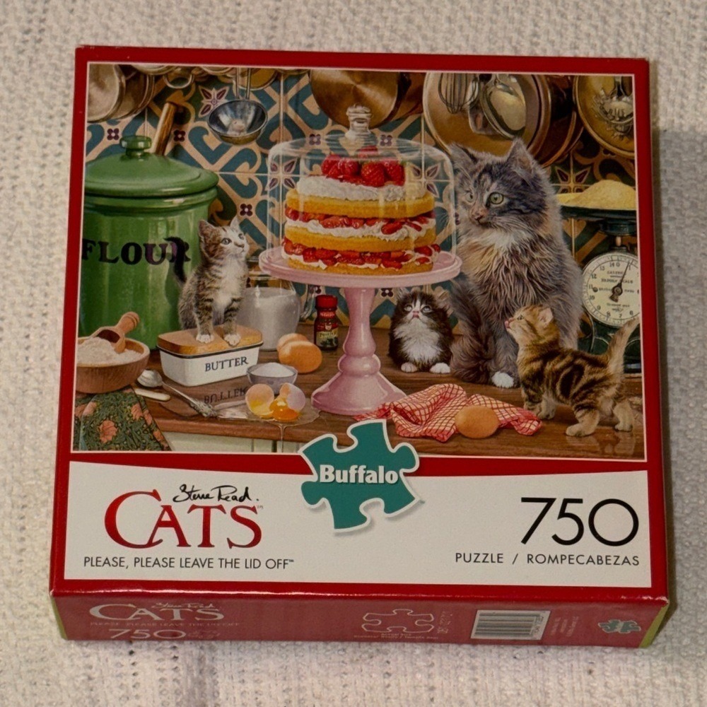 Buffalo Games Steve Read Cats Please Leave The Lid Off 750 Piece Jigsaw Puzzle